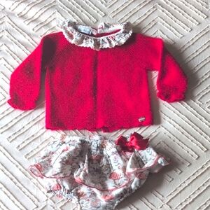 Spanish Juliana Red Mushroom Print Set